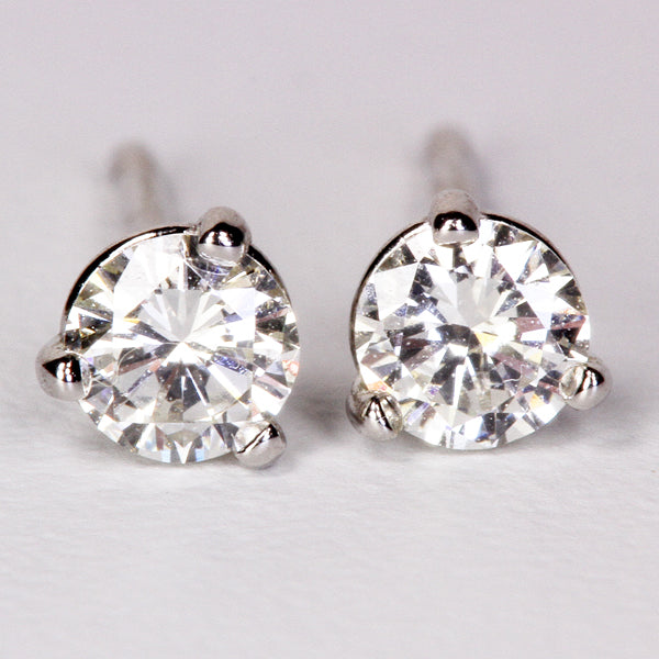 Ladies&#39; Diamond Stud Earrings .28 Carat