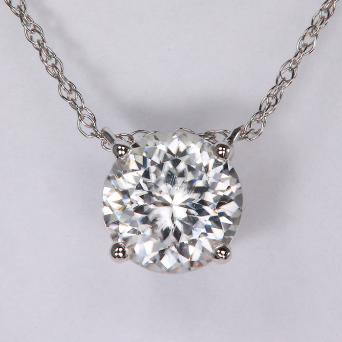 White Zircon Necklace 3
