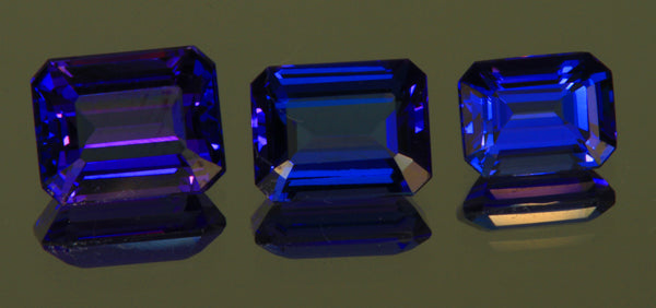 Christopher Michael Designed Ring With Exceptional Emerald Cut Tanzanite