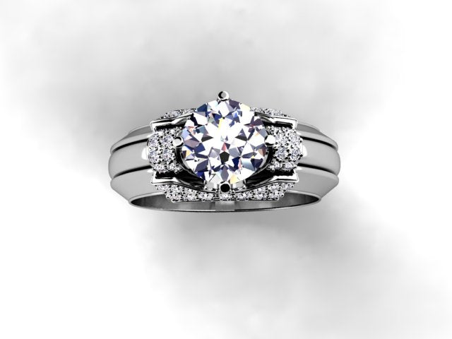 Engagement Ring Designed By Christopher Michael