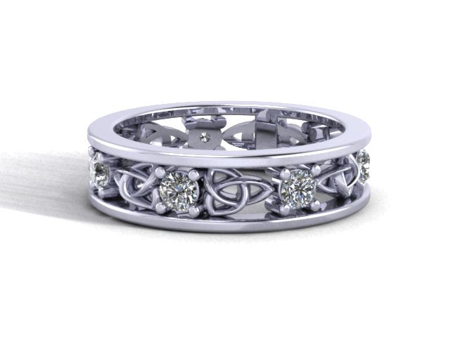 Celtic Wedding Band Designed By Christopher Michael