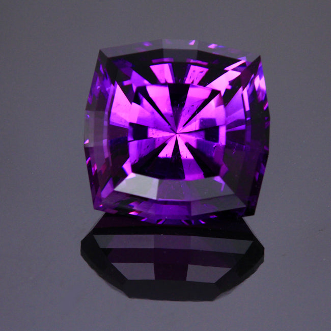 Rwanda amethyst square cushion