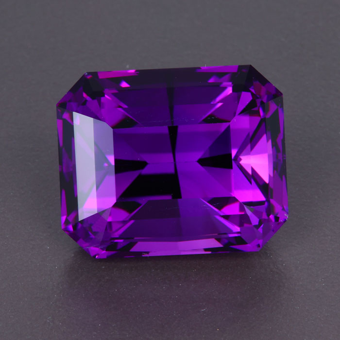 Emerald Cut Amethyst Gemstone 37.68 Carats