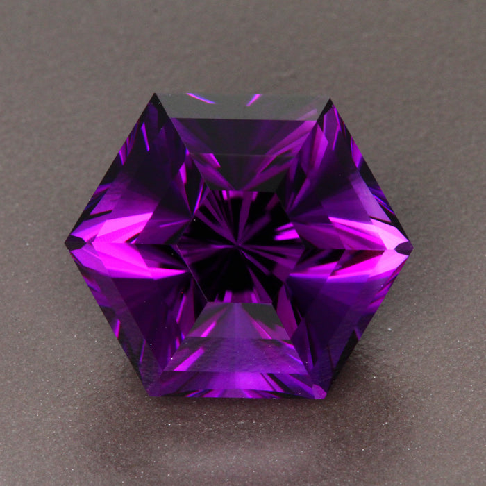 Purple Mixed Barion Hexagon Amethyst Gemstone 28.19 Carats