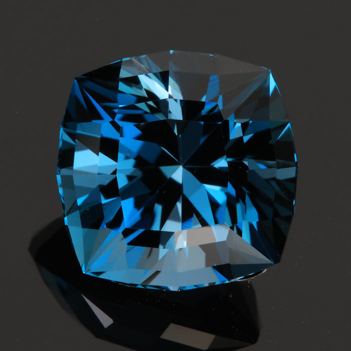 Square Barion Cusion London Topaz Gemstone 18.81 Carats