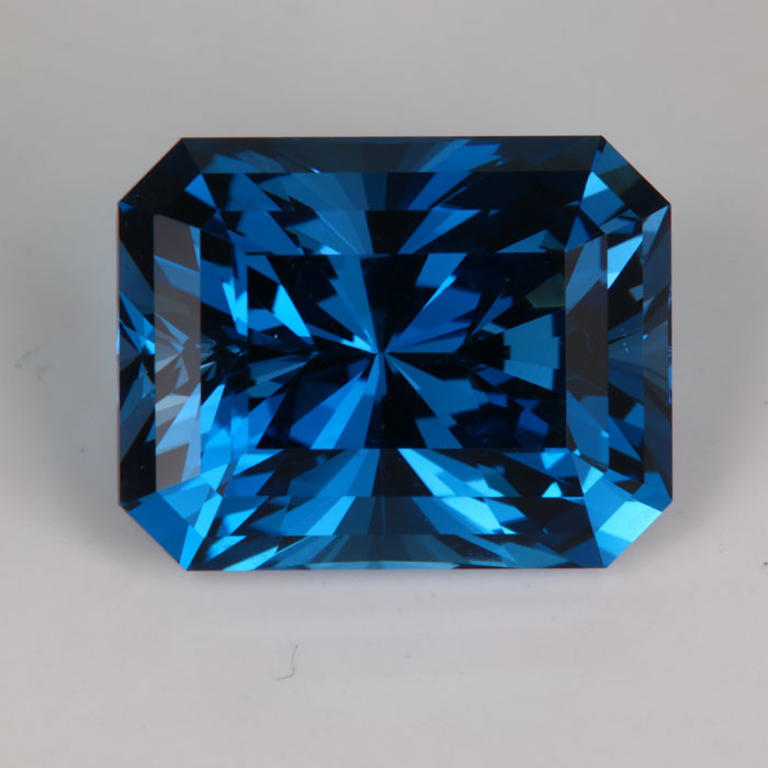 Barion Emerald Cut Blue Topaz