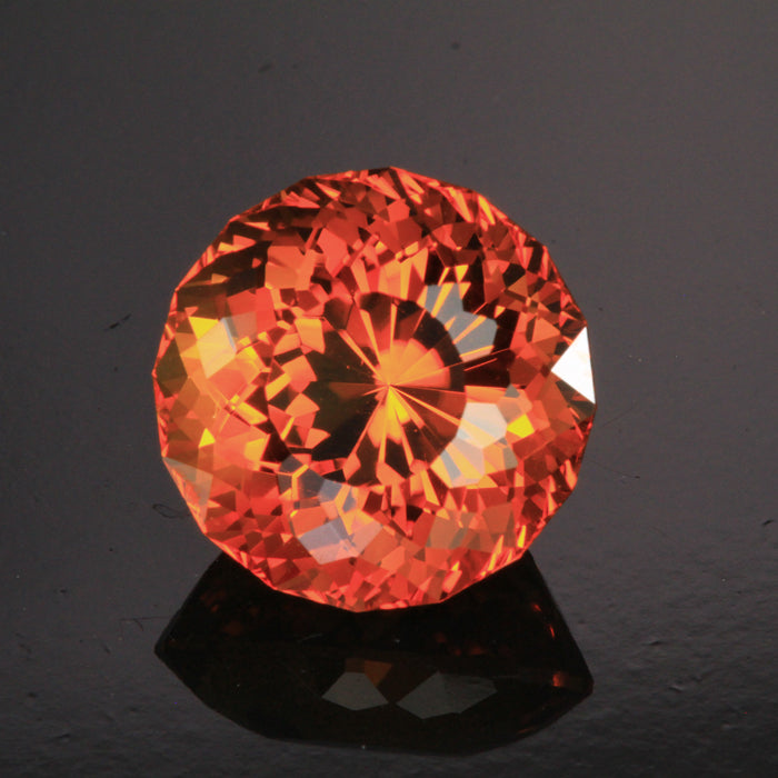 Orange Portuguese Round Citrine Gemstone 15.85 Carats