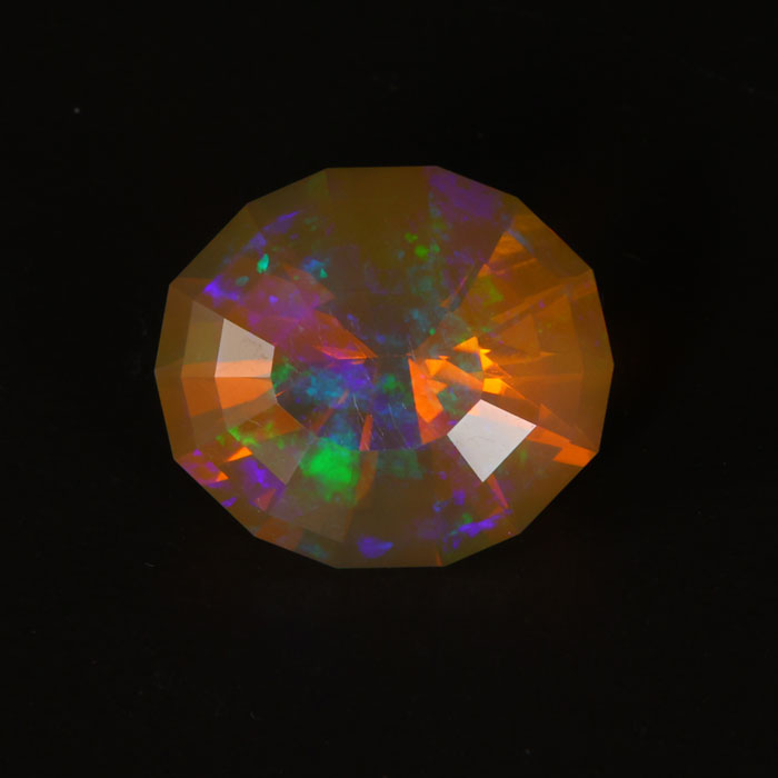 Faceted Oval Welo Opal