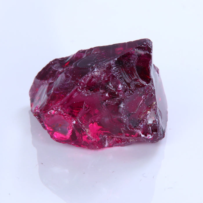 Violet Red Portuguese Square Rhodolite Garnet Gemstone 8.39 Carats