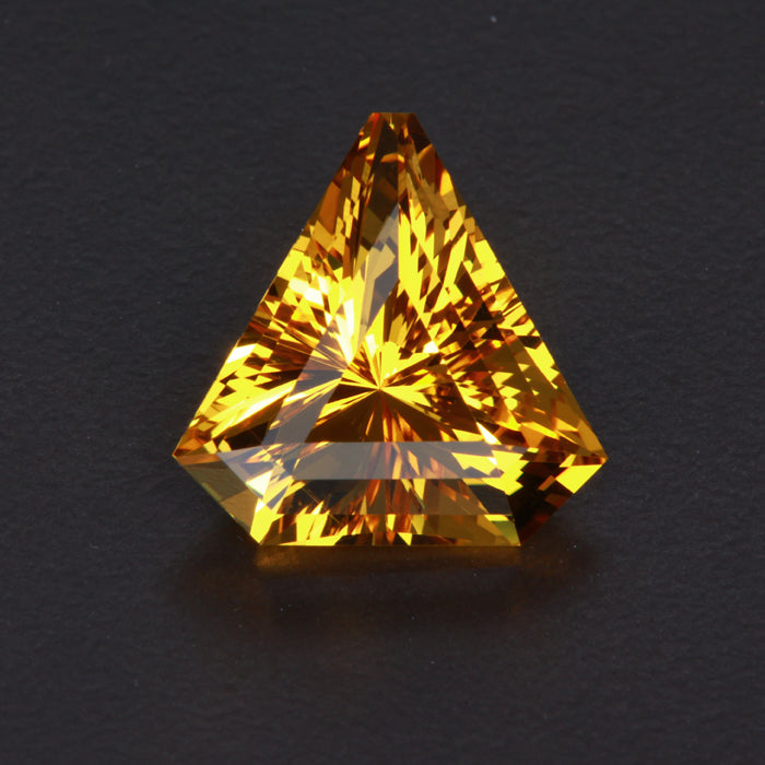 ON HOLD CW Barion Style Trilliant Cut Helidore Gemstone 7.11 Carats