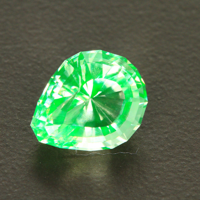 Light Green Pear Shaped Hyalite Opal 2.26 Carats