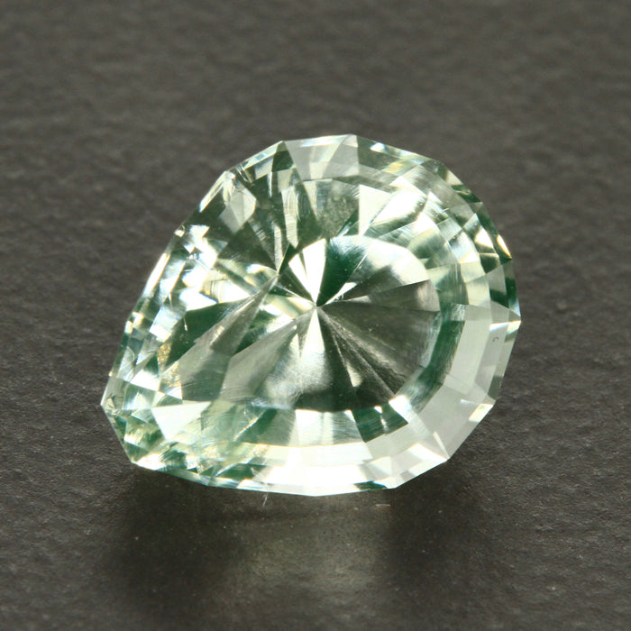 Light Green Pear Shaped Hyalite Opal 2.26 Carats