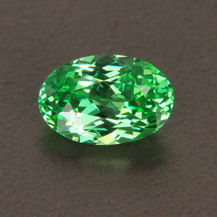 Mint Green Portuguese Pavillon Merlani Mint Garnet Gemstone 1.55 Carats