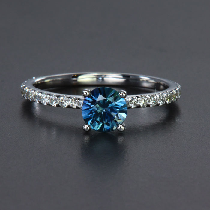 White Gold Montana Sapphire Ring