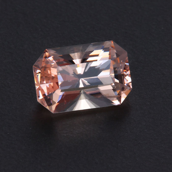 Barion Style Emerald Cut Morganite
