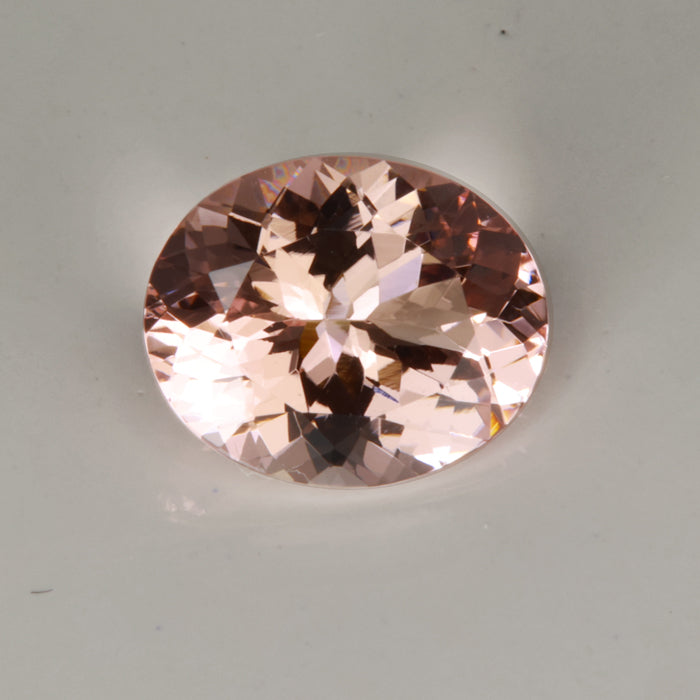 Peach Oval Morganite Gemstone