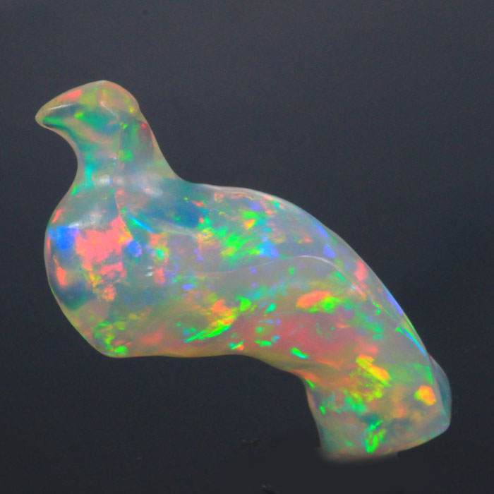 Intense Color "Dove of Peace" Ethiopian Opal