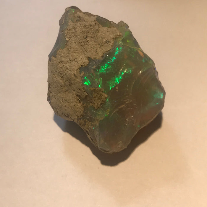 Stepped Emerald Cut Welo Opal Gemstone 20.20 Carats