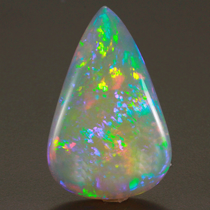 Pear Shape Brilliant Cut Crystal Welo Opal