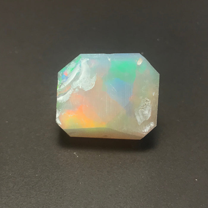 Stepped Emerald Cut Welo Opal Gemstone 20.20 Carats