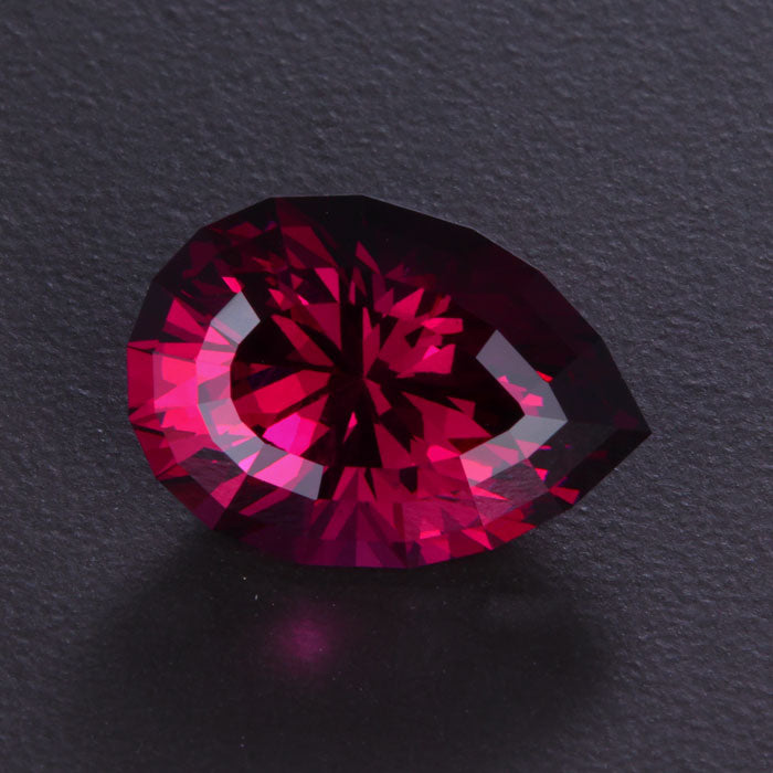 Pear Shape Cabochon Cut Rhodolite Garnet Gemstone 13.66 Carats