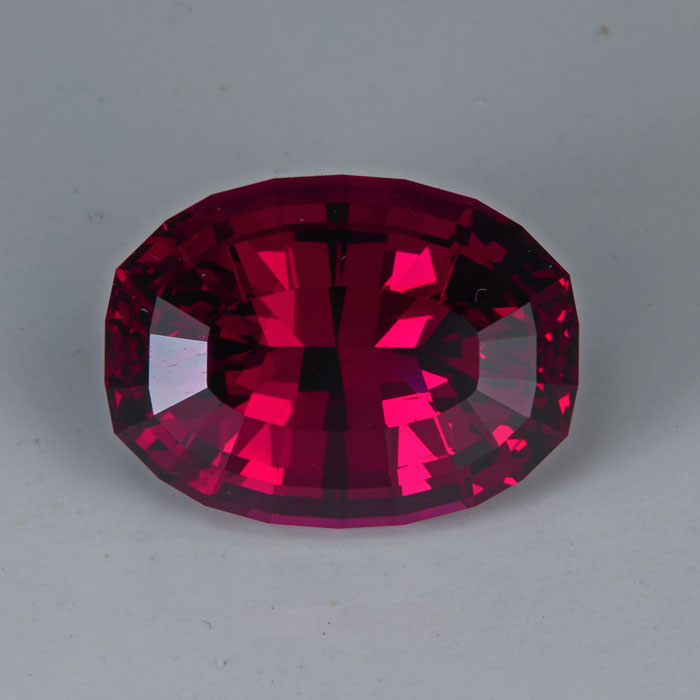 Oval Rhodolite Garnet Gemstone