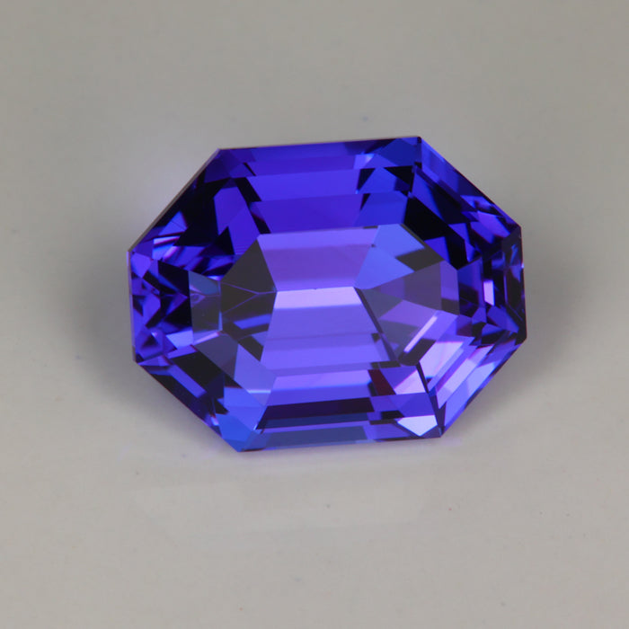 Blue Violet Emerald Cut Tanzanite