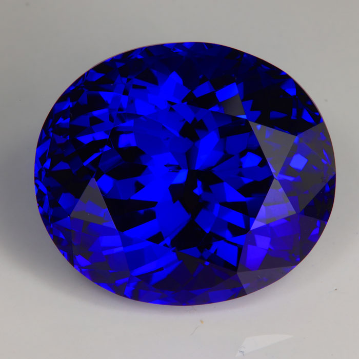 Violet Blue Oval Tanzanite