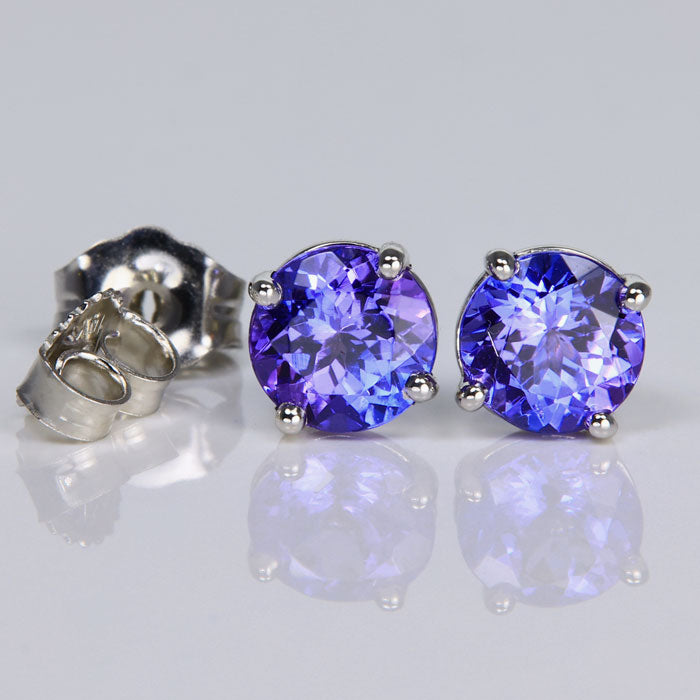 Tanzanite Stud Earrings