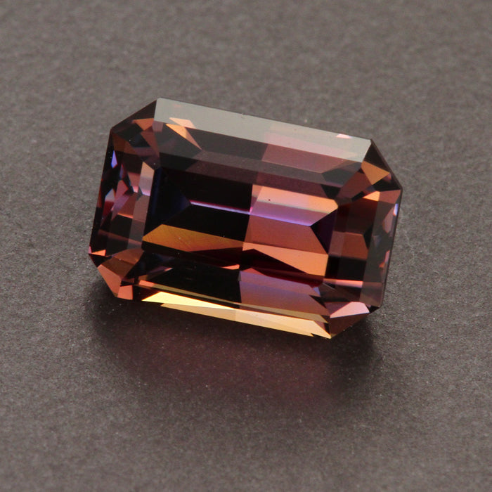 Blue Violet Emerald Cut Tanzanite Gemstone 4.74 Carats