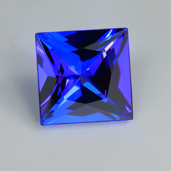 Violet Blue Princess Cut Tanzanite