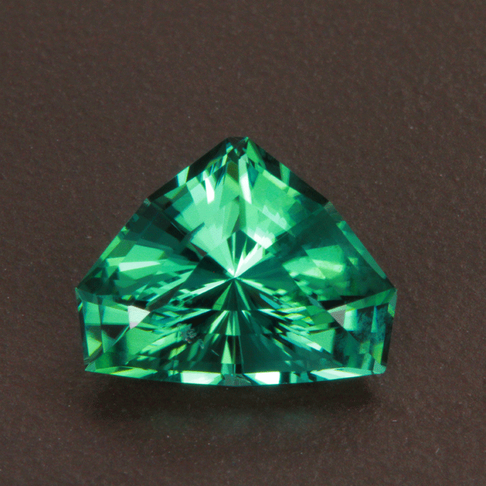Blue Green Shield Tourmaline Gemstone 3.95 Carats