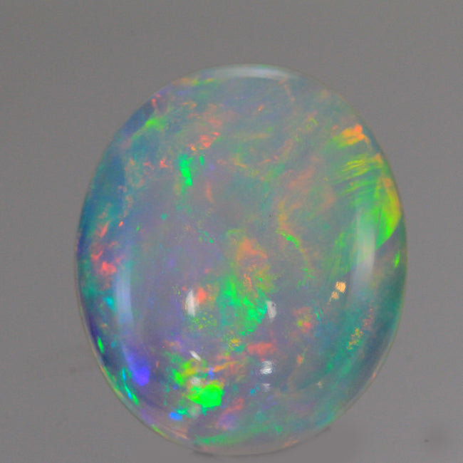 Vivid Colors Cabochon Welo Opal Gemstone 6.86 Carats