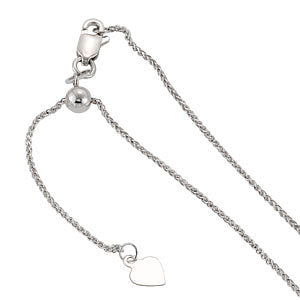 Wheat Chain, Adjustable up to 22"