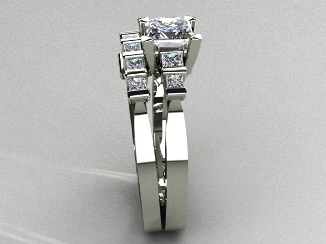 Engagement Ring Set Designed By Christopher Michael