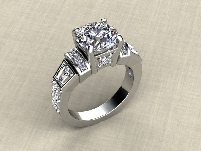 Engagement Ring Designed By Christopher Michael