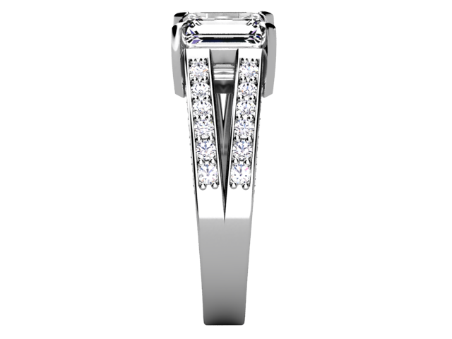 Christopher Michael Split Shank Engagement Ring