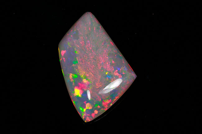 Vivid Colors Freeform Cabochon Welo Opal Gemstone 19.50 Carats