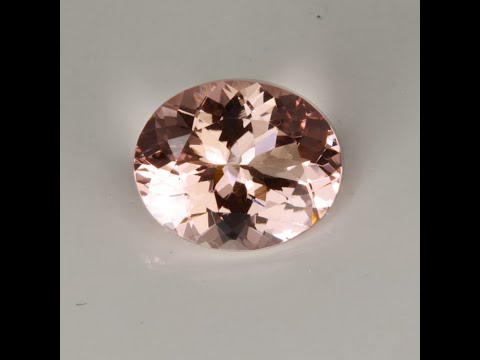 Peach Oval Cut Morganite 2.97 Carats