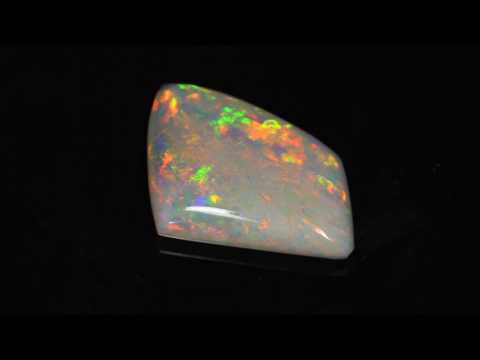 Vivid Colors Freeform Cabochon Welo Opal Gemstone 19.50 Carats