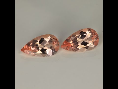 Out for Ring and Pendant design! Morganite Gemstones 6.68 Carats