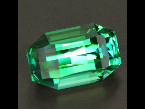 Opposed Bar Cut Tourmaline Gemstone 12.12 Carats