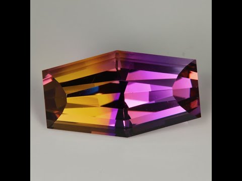 Hexagon Cut Bolivia Ametrine Gemstone 36.90 Carats