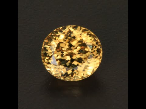Oval Zircon Gemstone 9.13 Carats