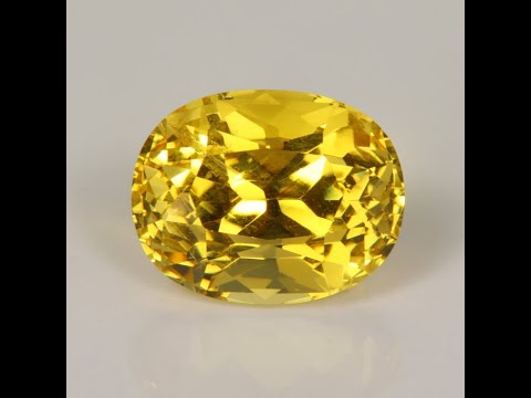Yellow Oval Heliodor Gemstone 6.40cts*