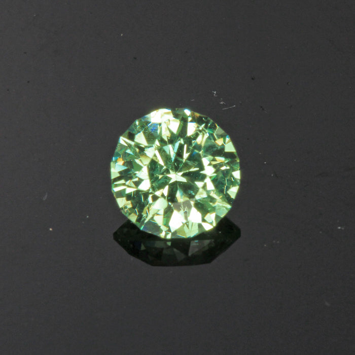 Blue Green Round Brilliant Merilani Mint Garnet Gemstone 2.52 Carats