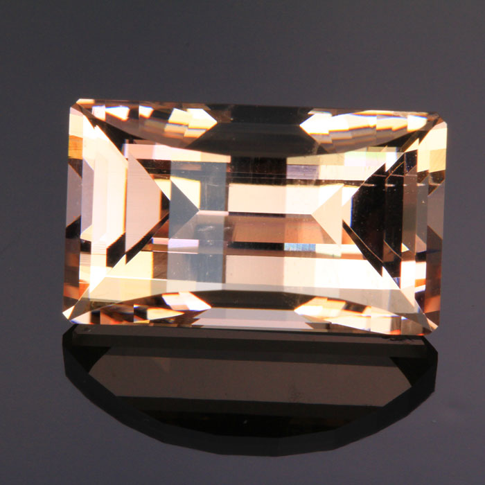 Opposed Bar Morganite "Pixel Cut"