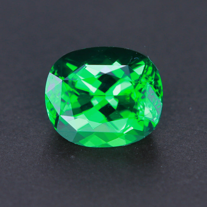 Vivid Green Antique Cushion Tsavorite Garnet