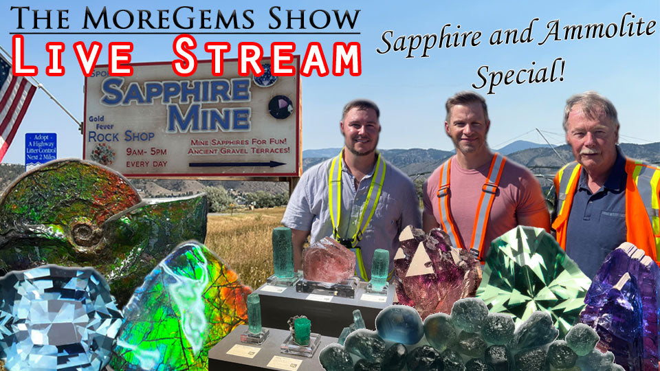 The MoreGems Gem Show LIVE | Sapphire, Ammolite & Denver G.M.S. Special!