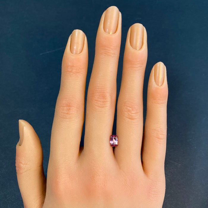 malaya gernet gemstone pink peach